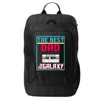 Best Dad In The Galaxy Cassette Mix Tape City Backpack