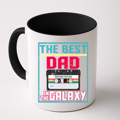 Best Dad In The Galaxy Cassette Mix Tape Mug