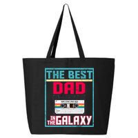 Best Dad In The Galaxy Cassette Mix Tape 25L Jumbo Tote