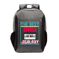 Best Dad In The Galaxy Cassette Mix Tape Vector Backpack