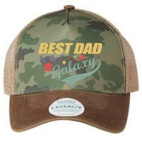 Best Dad In The Galaxy Cute Father's Day Legacy Tie Dye Trucker Hat