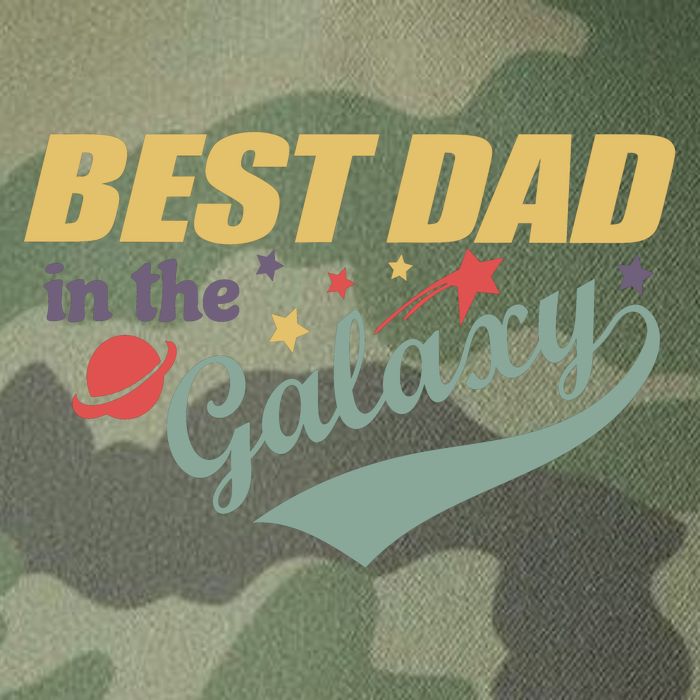 Best Dad In The Galaxy Cute Father's Day Legacy Tie Dye Trucker Hat
