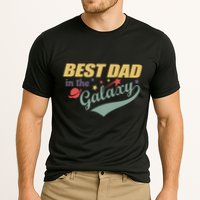 Best Dad In The Galaxy Cute Father's Day Cooling Performance Crew T-Shirt