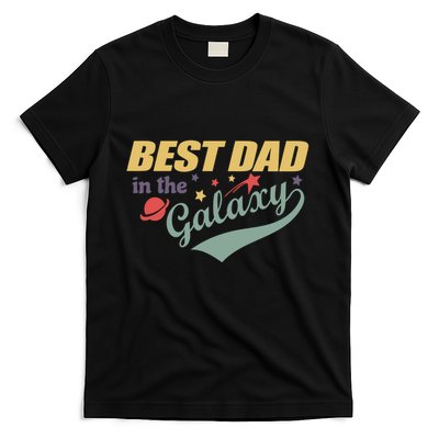 Best Dad In The Galaxy Cute Father's Day T-Shirt