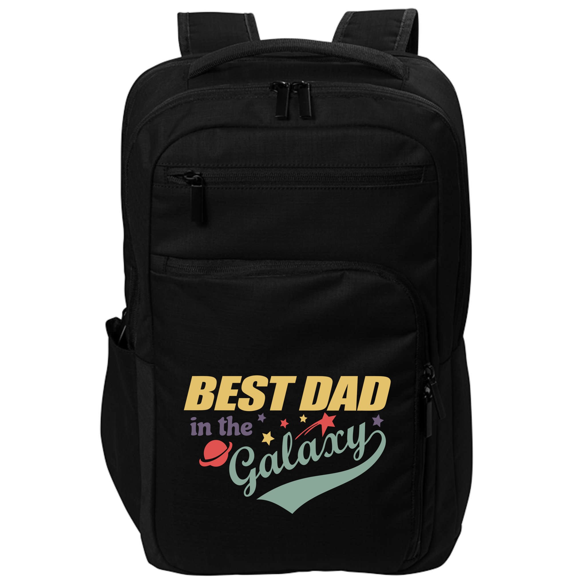Best Dad In The Galaxy Cute Father's Day Impact Tech Backpack