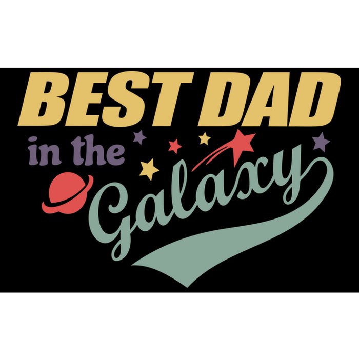 Best Dad In The Galaxy Cute Father's Day Bumper Sticker