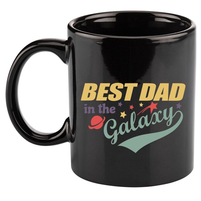 Best Dad In The Galaxy Cute Father's Day 11oz C Handle Ceramic Mug