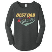 Best Dad In The Galaxy Cute Father's Day Women's Perfect Tri Tunic Long Sleeve Shirt