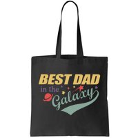 Best Dad In The Galaxy Cute Father's Day Tote Bag