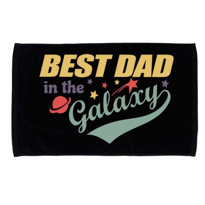 Best Dad In The Galaxy Cute Father's Day Microfiber Hand Towel