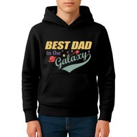 Best Dad In The Galaxy Cute Father's Day Kids Hoodie