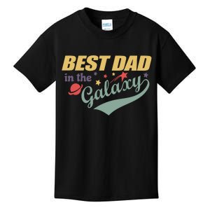 Best Dad In The Galaxy Cute Father's Day Kids T-Shirt