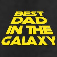 Best Dad In The Galaxy Father's Day 7 Panel Mesh Trucker Snapback Hat