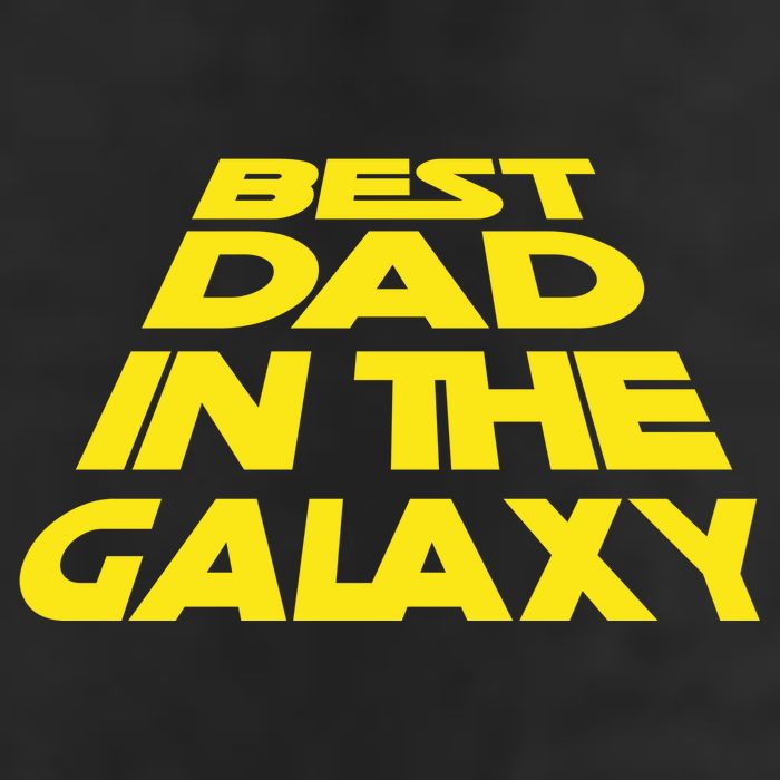 Best Dad In The Galaxy Father's Day 7 Panel Mesh Trucker Snapback Hat