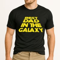 Best Dad In The Galaxy Father's Day Cooling Performance Crew T-Shirt