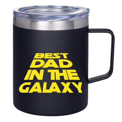 Best Dad In The Galaxy Father's Day 12oz Stainless Steel Coffee Mug