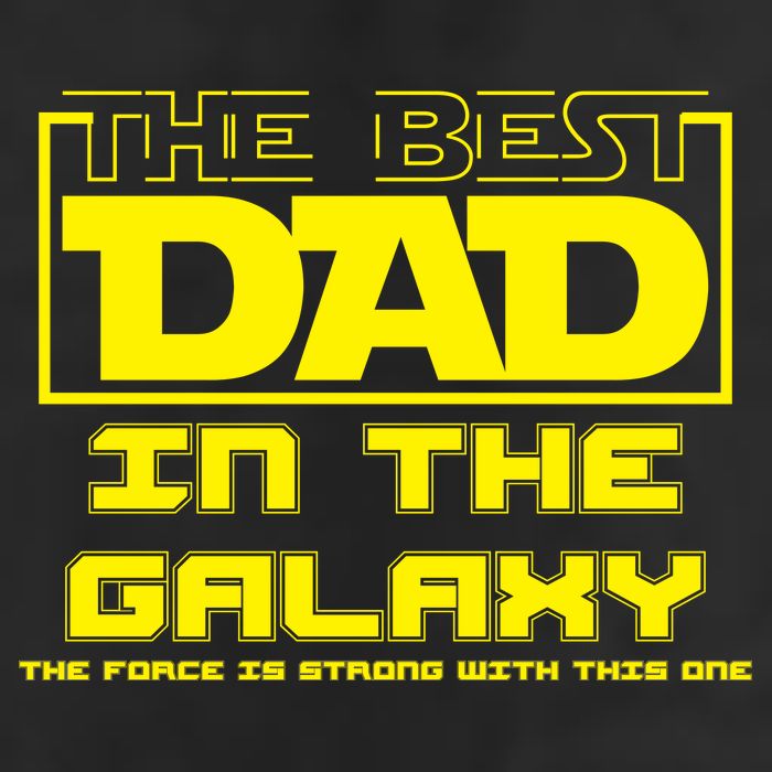 Best Dad In The Galaxy Force Is Strong Cool Comfort Performance Bucket Hat