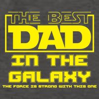 Best Dad In The Galaxy Force Is Strong Vector Backpack