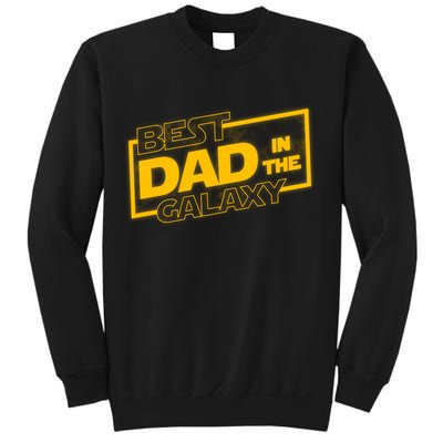 Best Dad In The Galaxy Movie Parody Logo Sweatshirt