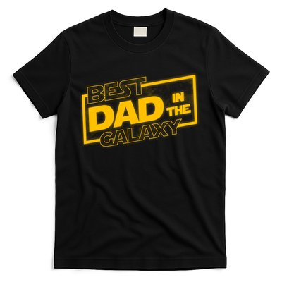 Best Dad In The Galaxy Movie Parody Logo T-Shirt