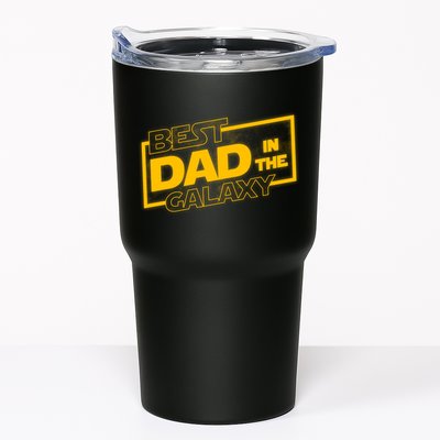 Best Dad In The Galaxy Movie Parody Logo Tumbler