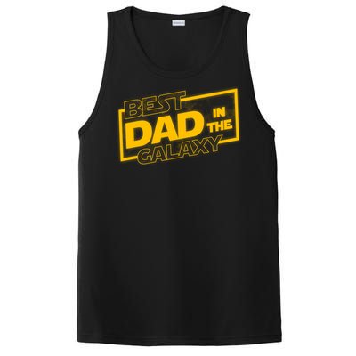 Best Dad In The Galaxy Movie Parody Logo PosiCharge Competitor Tank