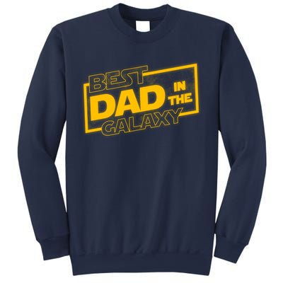 Best Dad In The Galaxy Movie Parody Logo Sweatshirt