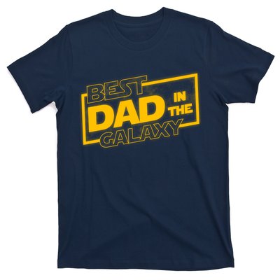 Best Dad In The Galaxy Movie Parody Logo T-Shirt