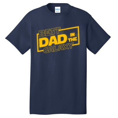 Best Dad In The Galaxy Movie Parody Logo Tall T-Shirt