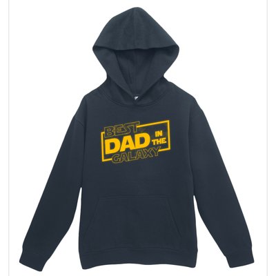 Best Dad In The Galaxy Movie Parody Logo Urban Pullover Hoodie