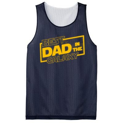 Best Dad In The Galaxy Movie Parody Logo Mesh Reversible Basketball Jersey Tank