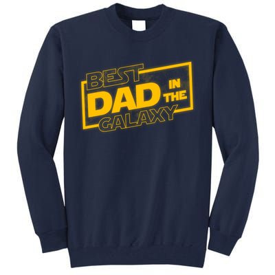 Best Dad In The Galaxy Movie Parody Logo Tall Sweatshirt