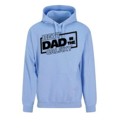 Best Dad In The Galaxy Movie Parody Logo Unisex Surf Hoodie