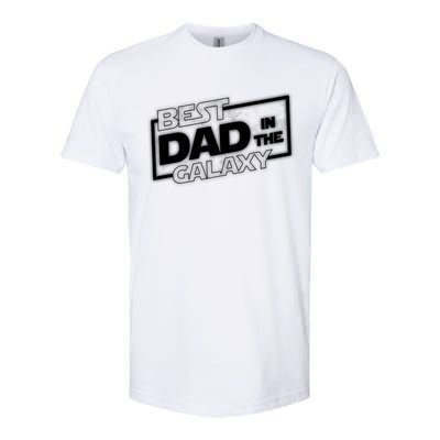 Best Dad In The Galaxy Movie Parody Logo Softstyle® CVC T-Shirt