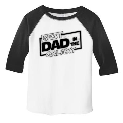 Best Dad In The Galaxy Movie Parody Logo Toddler Fine Jersey T-Shirt