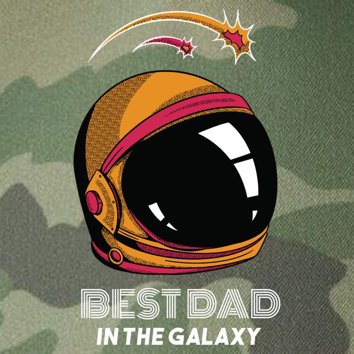 Best Dad In The Galaxy Space Helmet Legacy Tie Dye Trucker Hat