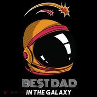 Best Dad In The Galaxy Space Helmet Flexfit Unipanel Trucker Cap