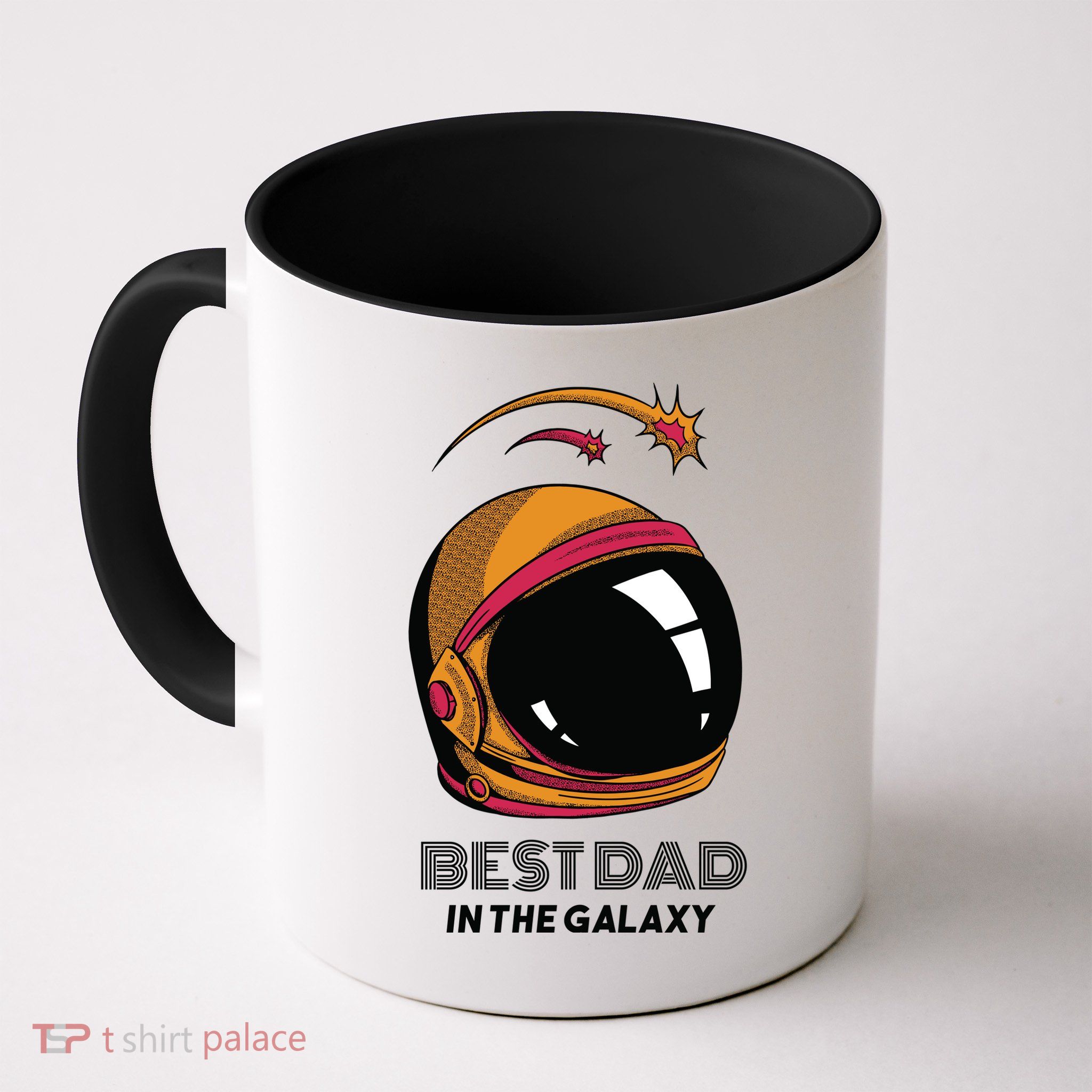 Best Dad In The Galaxy Space Helmet Mug