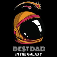 Best Dad In The Galaxy Space Helmet Wool Snapback Cap