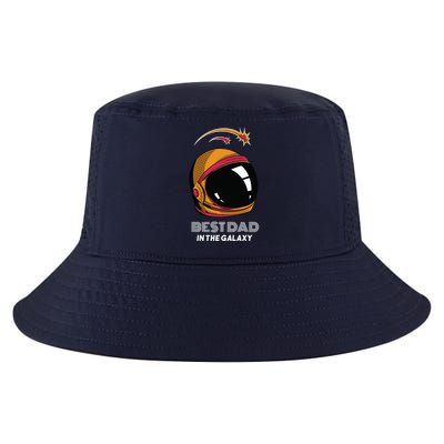 Best Dad In The Galaxy Space Helmet Cool Comfort Performance Bucket Hat