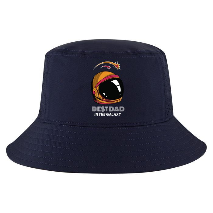Best Dad In The Galaxy Space Helmet Cool Comfort Performance Bucket Hat