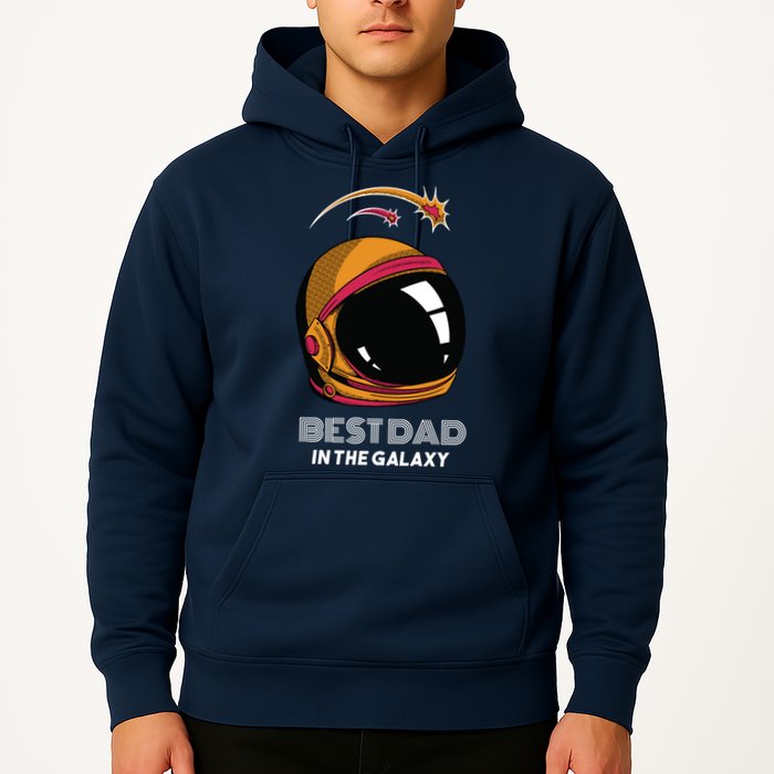 Best Dad In The Galaxy Space Helmet Hoodie