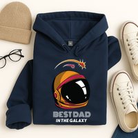 Best Dad In The Galaxy Space Helmet Hoodie