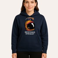 Best Dad In The Galaxy Space Helmet Hoodie