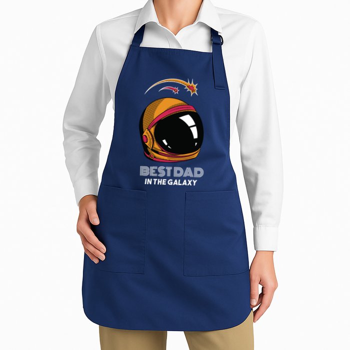Best Dad In The Galaxy Space Helmet Apron