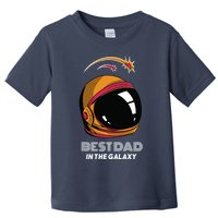 Best Dad In The Galaxy Space Helmet Toddler T-Shirt