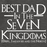 Best Dad In The Seven Kingdoms Vector Backpack