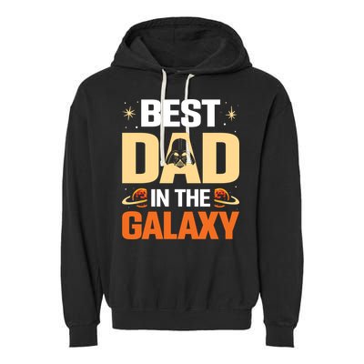 Best Dad In The Universe Fathers Day Spoof Garment-Dyed Fleece Hoodie