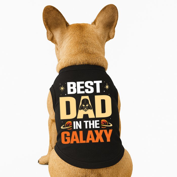 Best Dad In The Universe Fathers Day Spoof Doggie Tank