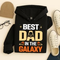 Best Dad In The Universe Fathers Day Spoof Hoodie